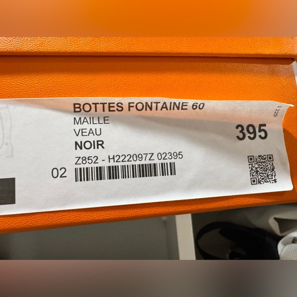 Hermes Fontaine 60 Black Boots excellent condition - Picture 10 of 12